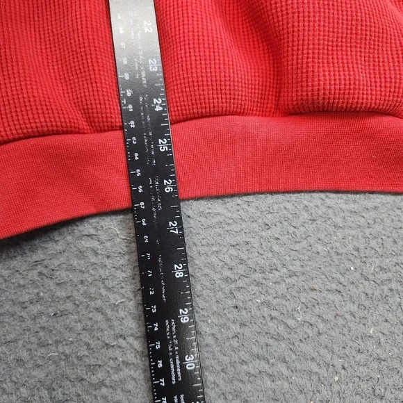 St Louis Cardinals Sweatshirt Mens Large Red MLB Baseball Logo Athletic V Neck - Picture 5 of 9